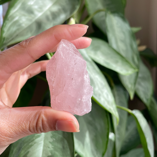 Raw Rose Quartz